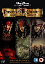 Pirates of the Carribean trilogy boxset DVD front cover
