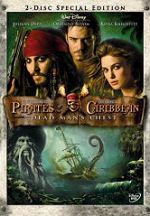Pirates of the Carribean : Dead Mans Chest DVD front cover