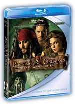 Pirates of the Carribean : Dead Mans Chest (Blu-ray) front cover